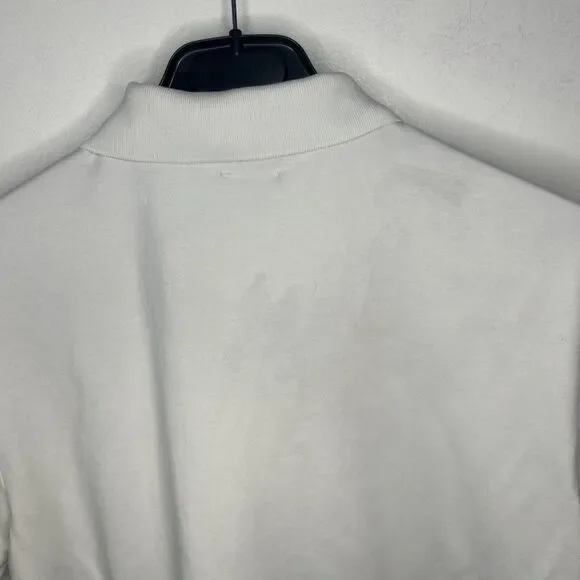Polo Ralph Lauren Men's Classic Soft Cotton Polo S White Cream "1 stains - Picture 5 of 6